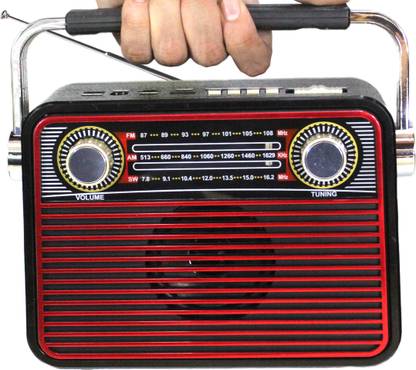 BeerTech M-180BT Retro Style Bluetooth-Mp3 Player 3 Bands AM/FM/SW USB FM Radio
