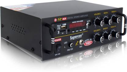 सुपरकॉन STEREO AMPLIFIER 444 With USB/BLOOTHUTH/FM REDIYO FM रेडियो