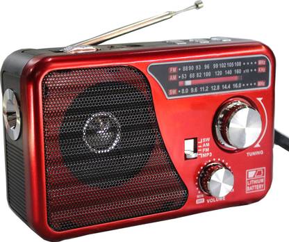Fangtooth R-521URT 3 Bands FM/AM/SW Mp3 Player with LED Torch FM Radio