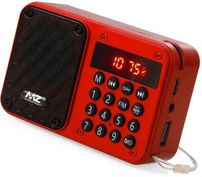 MZ M7 SUPER FM RADIO With Bluetooth/USB/Aux/TFT Card 1200mAh Battery FM Radio
