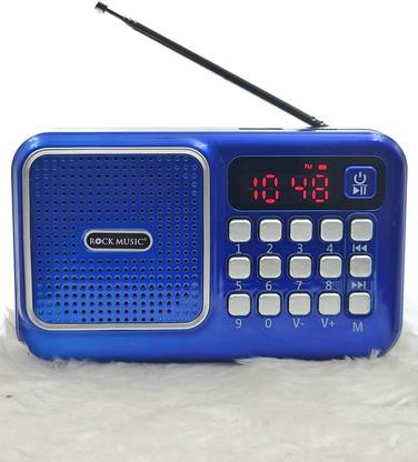 Coracao 614 Portable Pocket Speaker l 8 HRS l Backup l Rechargeable FM Radio
