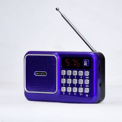 JAXTER 614 Portable Pocket Speaker l 8 HRS l Backup l Rechargeable FM Radio