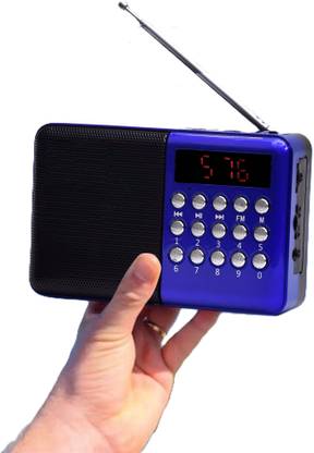 JAXTER Pocket Blast Bluetooth Speaker | FM, USB/SD Card, AUX Radio FM Radio