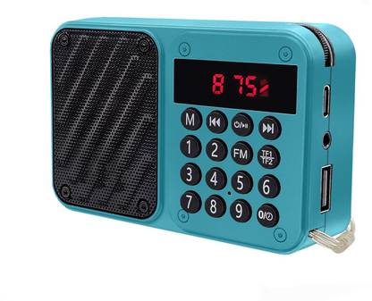 MICROBOTS M7 Pocket Blast FM Radio (USB Charging) and Number Pad (AUX, SD Card, USB Input) FM Radio