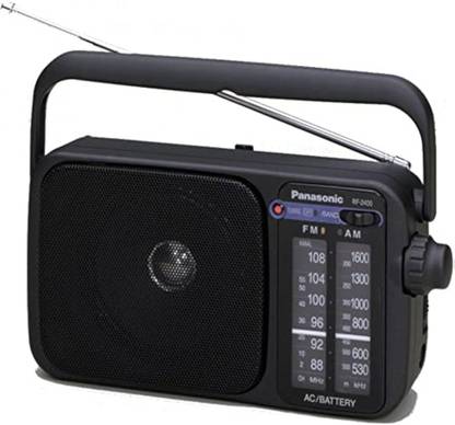 SONY RF-2400D AM / FM Radio (Black) FM Radio (Black) FM Radio