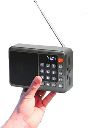 Coracao FM Radio with Bluetooth Speaker - Portable & Wireless Sound System FM Radio FM Radio