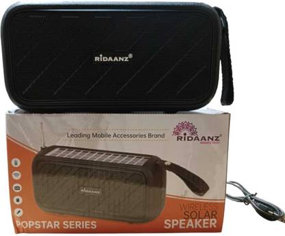 Bansal Ridaanz Wireless Solar Speaker FM Radio