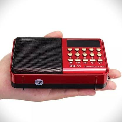 Monrix Fm Look Pocket Blast Speaker with Bluetooth, FM, USB/SD Card, and AUX Radio FM Radio