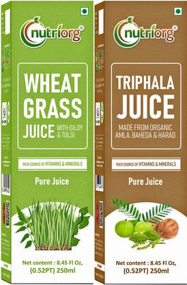 Nutriorg Wheatgrass & Triphala Juice Combo