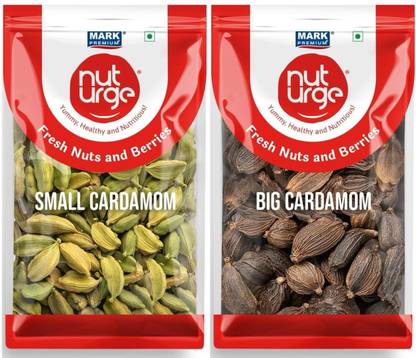 Nut Urge Small Cardamom + Big Cardamom (50+50) gm Combo