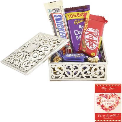 SurpriseForU Valentines Day Chocolate Gift | Valentine Gift With Love Card | 99 Combo