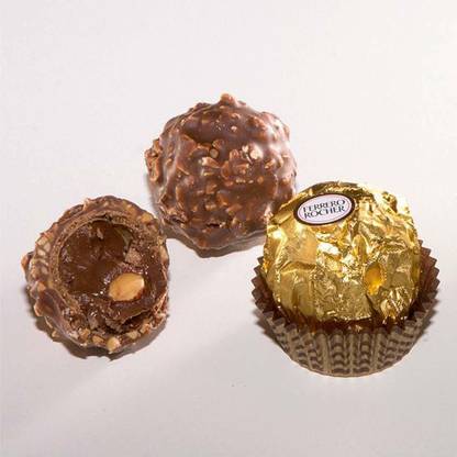 FERRERO ROCHER Ferrero Chocolate 24 Pieces (Pack of 2) Bites