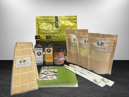 FOOD LIBRARY THE MAGIC OF NATURE Authentic Japanese Sushi Making Kit – Complete Set Combo