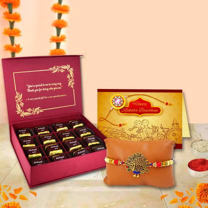 Midiron Rakhi Set, Rakhi gift for Brother, Rakhi For Bhaiya, Rakhi combo for Brother, Rakhi Gift pack for Brother, Rakhi for Brother with Chocolate Combo