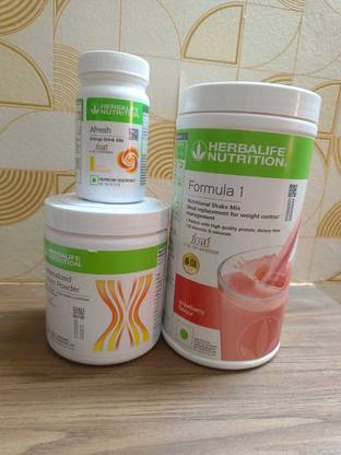 HERBALIFE Combo Of formula 1 Nutritional Shake Strawberry Personalized Protein powder Combo