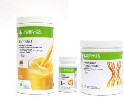 Herbalife Nutrition WEIGHT LOSS COMBO PACK EITH FORMULA 1 MANGO +PP200+AFRESH ELACHI Combo