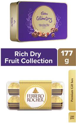 Cadbury Celebrations RDFC 177 GM + Ferrero Rocher 200 GM Festival Combo / Best Wishes Combo