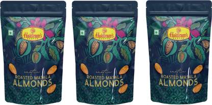 Haldiram's Nagpur Exotic Roasted Masala Almonds 100g Pack of 3(100g x3) Combo