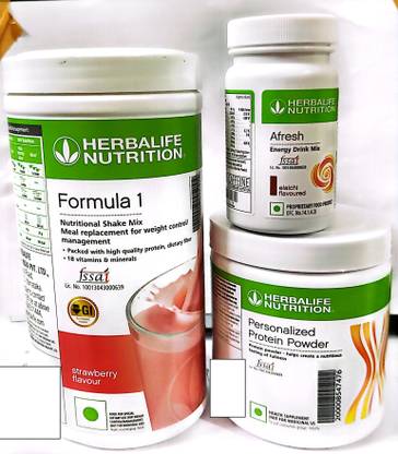 HERBALIFE Formula1 Strawberry+PP200+Afresh Elichi Nutrition Bars
