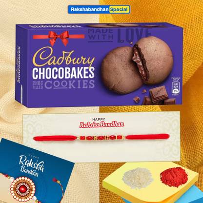 OddClick rakhi set rakhi for brothers Unique rakhi with chocolate box Combo Bites
