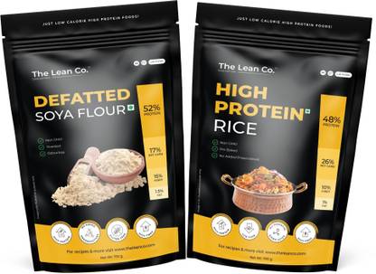 The Lean Co. Defatted Soya Flour & High Protein Rice Combo