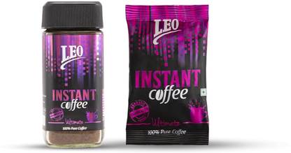 Leo Coffee Instant Ultimate Pure Coffee Recharge Pack 2 Instant Coffee Combo Instant Coffee