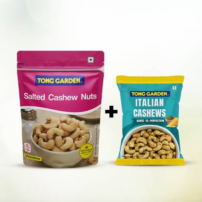 Tong Garden TG Imported Combo Salted Cashew 140g*1 & Italian Cashews 30g*1 Combo