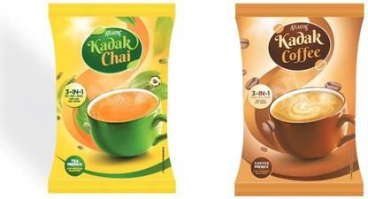 ATLANTIS 3 in 1 Kadak Chai and Coffee Premix Combo Pack (Contains Tea, Coffee, Milk and Sugar) Combo