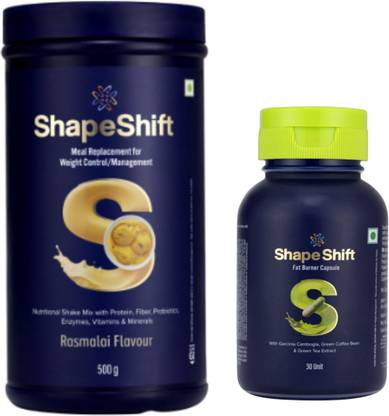 Shapeshift Rasmalai shake Fat burner capsules for weight loss Protein Shake