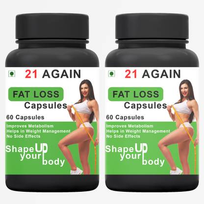21 again Weight Loss - Guranteed Fat Loss Capsules - Combo Combo