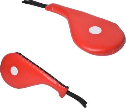Omspo kick pad focus fan pad 2 pc combo red Kicking Shield