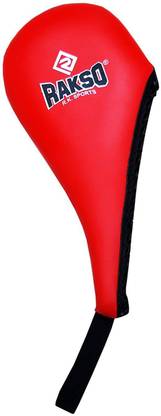 Rakso PVC - Single Fan Pad for Martial Art, 46 cm x 4 cm (Red) Striking Pad (Red) Striking Pad