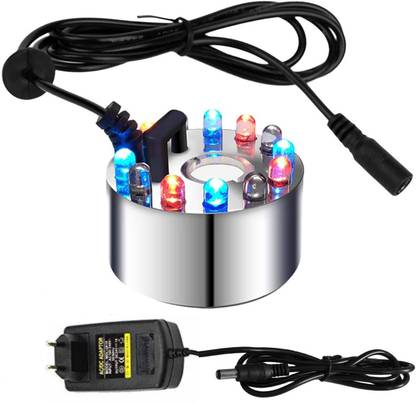 Prescent Party Underwater Mist Maker 12 led Red, Yellow, Blue Light Fog & Haze Machine