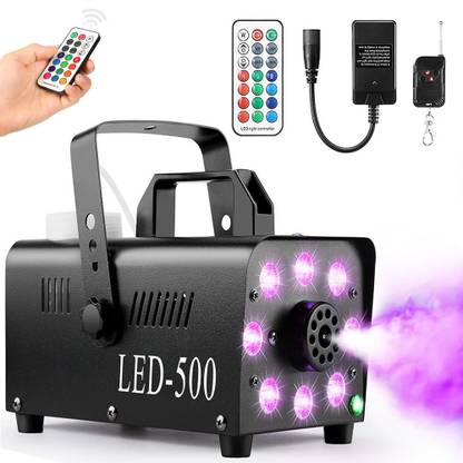 Avedia Smoke Machine Mini Fog Mist Diffuser Fogging Maker for Wedding DJ Party Lights Fog Smoke Machine Remote Controlled