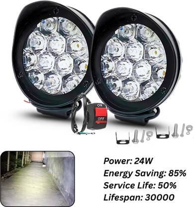 AutoPowerz LED Fog Lamp Unit for Universal For Car Universal For Car