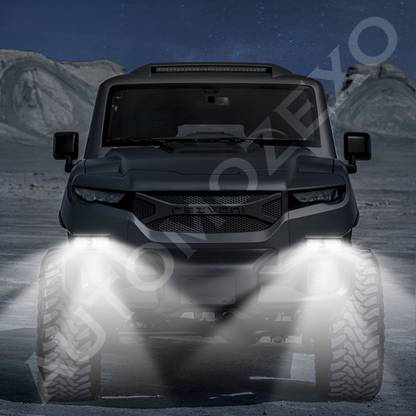 AUTOMOZEXO LED Fog Lamp Unit for Universal For Car Universal For Car