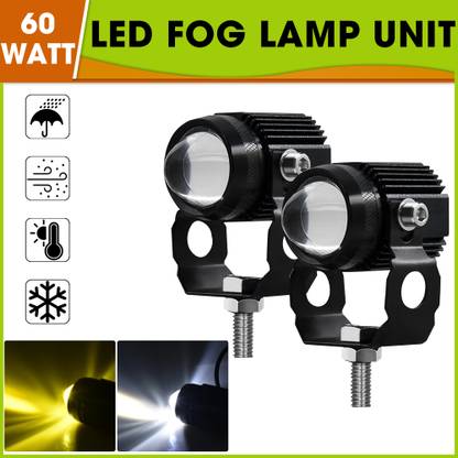 Otoroys LED Fog Lamp Unit for Bajaj, Hero, Honda, KTM, Mahindra, Royal Enfield, Suzuki, TVS, Yamaha