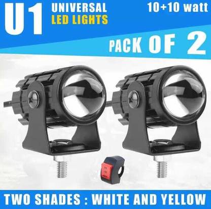 TOVOTA LED Fog Lamp Unit for Bajaj, KTM, Hero, Honda, Royal Enfield, TVS, Audi UVA