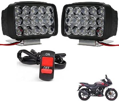 QUIRKY ZONE LED Fog Lamp Unit for Bajaj, Hero, Honda, TVS, Suzuki, KTM, Royal Enfield, Suzuki, Yamaha CT 100, Duet, RC 200, RC 390, RX 100, RD 350