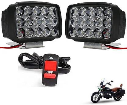 QUIRKY ZONE LED Fog Lamp Unit for Bajaj, Hero, Honda, TVS, Suzuki, KTM, Royal Enfield, Suzuki, Yamaha CT 100, Duet, RC 200, RC 390, RX 100, RD 350