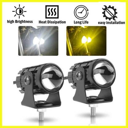 Znee Smart LED Fog Lamp Unit for TVS, KTM, Yamaha, Honda, Hero, Bajaj, Royal Enfield