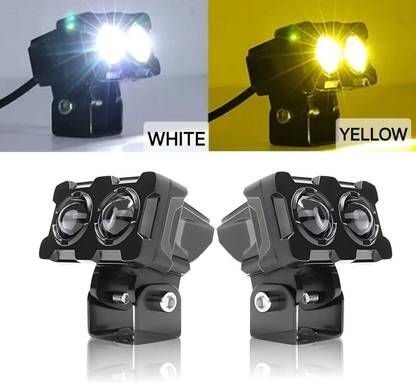 TOVOTA LED Fog Lamp Unit for Hero, Honda, KTM, Mahindra, Royal Enfield, TVS, Tata, Toyota, Universal For Car 2 Series