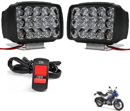 QUIRKY ZONE LED Fog Lamp Unit for Bajaj, Hero, Honda, TVS, Suzuki, KTM, Royal Enfield, Suzuki, Yamaha CT 100, Duet, RC 200, RC 390, RX 100, RD 350