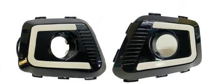 Autofasters Mahindra Scorpio Front LED DRL Daytime Running Light with Turn Indicator Car Fancy Lights