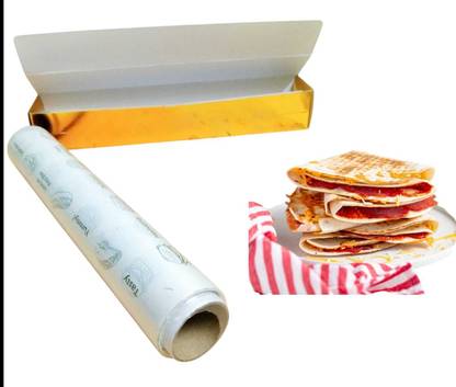 Naveeneha 9 METER Completed Roti, Chapati ,Cake, Burger Butter Wrapping Paper Foil Holder