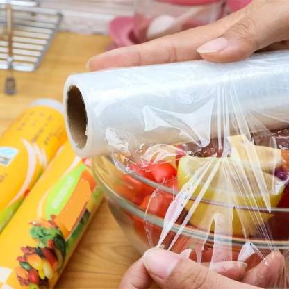 SAVINGMART COLLECTIONS Food Wrapping Cling Wrap 30M| Bio-Degradable Transparent Foil | Shrinkwrap