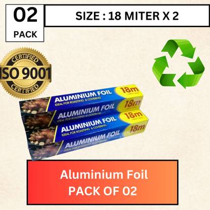 AAYAR Premier Aluminium Foil (18 m) Aluminium Foil