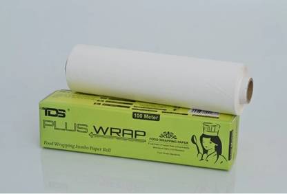 Mecovip butter paper for roti | food wrapping roll |baking paper Parchment Paper 25 m Paper Foil