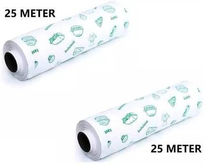 RTB Butter Paper, Food Wrapping Paper Roll for Roti, Parantha and Lunch Paper Foil