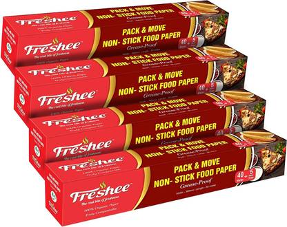 Freshee 45 Meter Grease-Proof Paper (Food Wrapping Paper) Cooking and Food Packaging Parchment Paper